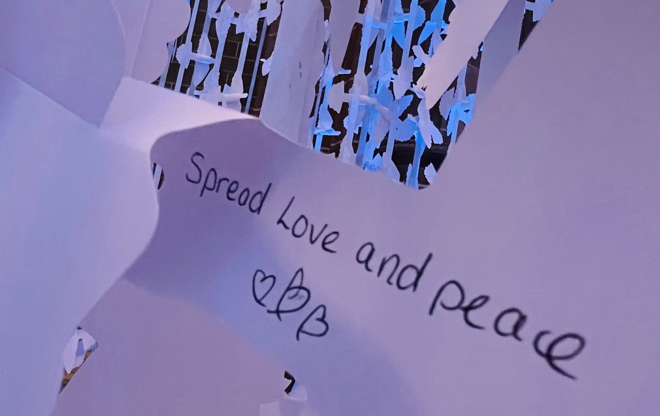 Visitors invited to share their hopes and dreams: PEACE DOVES comes to Wells and Durham Cathedrals.